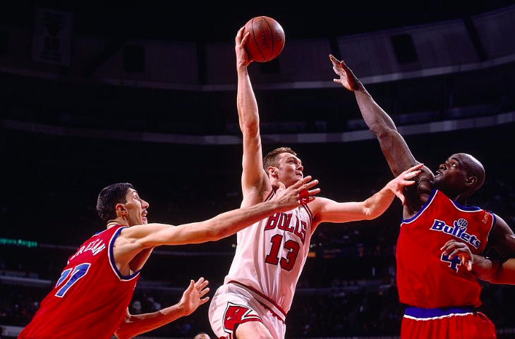 NBA Straya – NEVER FORGET: Luc Longley’s 1st 1997 Playoff game – Bulls Vs Washington, April 25 1997